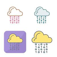 Cloud Coding Vector Icon