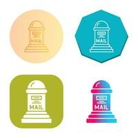 Mail Box Vector Icon