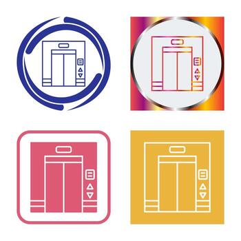 icono de vector de ascensor