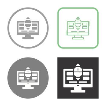 icono de vector de desplazamiento