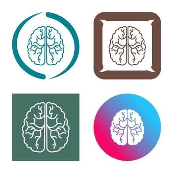 icono de vector de cerebro