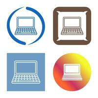 icono de vector de laptop