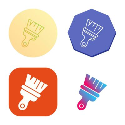 Paint Brush Vector Icon