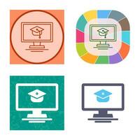 Online Course Vector Icon