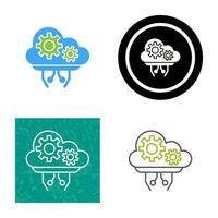 Cloud Computing Vector Icon