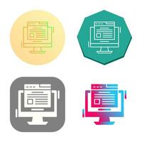 Blog Vector Icon