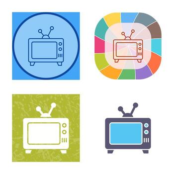 icono de vector de television