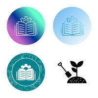 Open Book Vector Icon