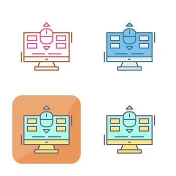 icono de vector de desplazamiento