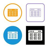 Online Course Vector Icon