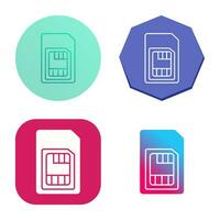 Sim Card Vector Icon