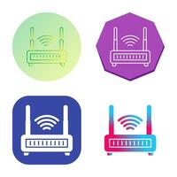 icono de vector de enrutador wifi