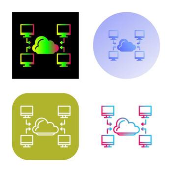 icono de vector de computadora