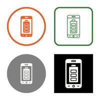 Mobile Battery Vector Icon