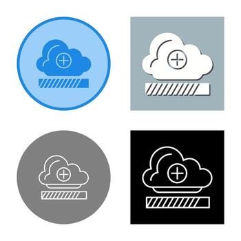icono de vector de carga