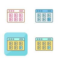 Online Course Vector Icon