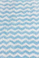 White and blue towel texture. Abstract background and texture for design. photo