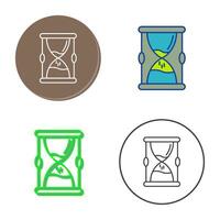 icono de vector de reloj de arena