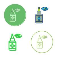 Eye Drop Vector Icon