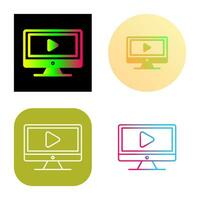 Video Lesson Vector Icon