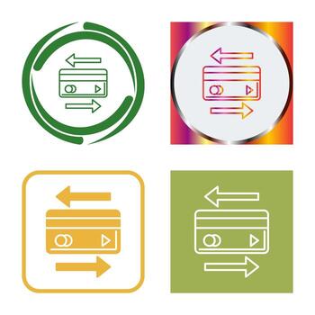 icono de vector de transacción