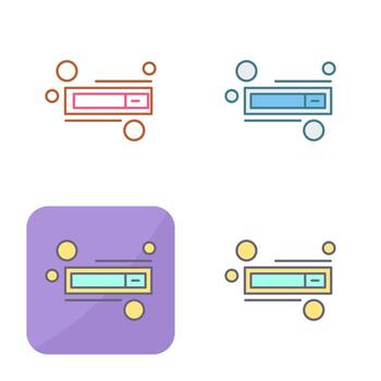 cambiar, vector, icono vector