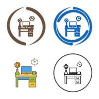 Work Table Vector Icon