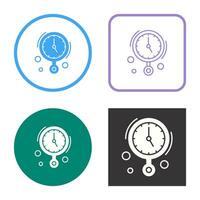 Wall Clock Vector Icon