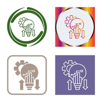 icono de vector de análisis