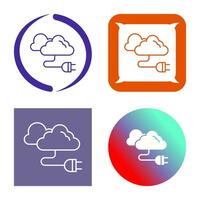 icono de vector de cable