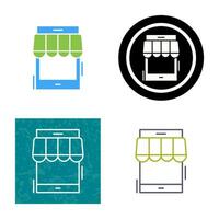 Online Shop Vector Icon