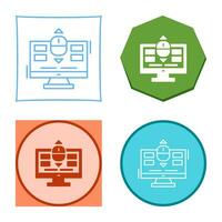 icono de vector de desplazamiento