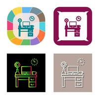 Work Table Vector Icon