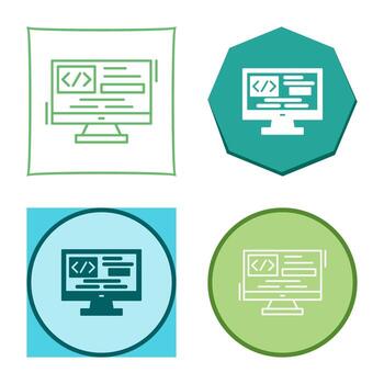 Coding Vector Icon