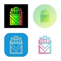 Cigarette Pack Vector Icon