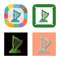 Harp Vector Icon