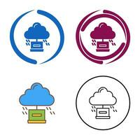 Cloud Computing Vector Icon