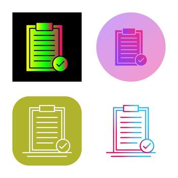 icono de vector seleccionado