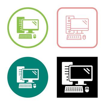Computer Vector Icon