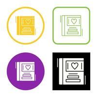 Wedding Album Vector Icon