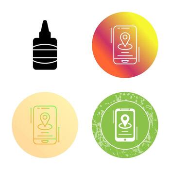 icono de vector de mapa