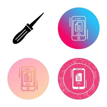 nota, vector, icono vector