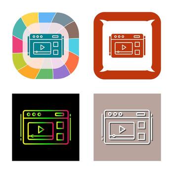 Video Vector Icon