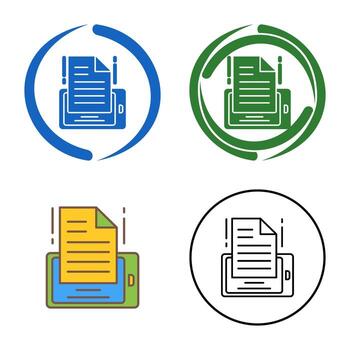 icono de vector de prueba