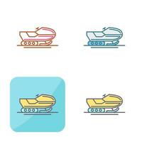 Snowmobile Vector Icon