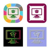 Online Course Vector Icon