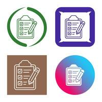 Checklist Vector Icon