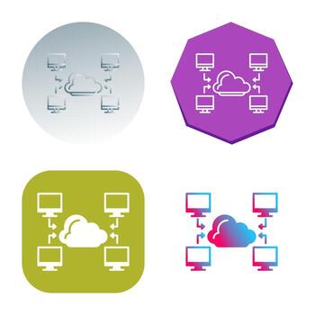 icono de vector de computadora