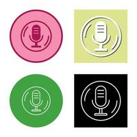 Microphone Vector Icon