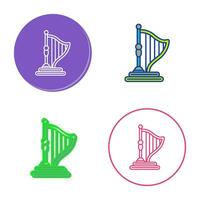 Harp Vector Icon